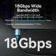 Кабель HDMI M - M, 10.0м, V2.0, 4K 60Гц, Aluminum Alloy Blue Vention