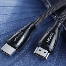 Кабель HDMI M - M, 3.0 м, V2.1 With Braid 8K@60Hz/4K@120Hz, HD140 UGREEN Чорний