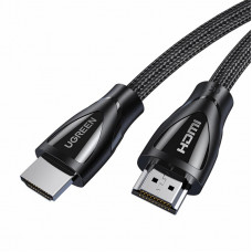 Кабель HDMI M - M, 3.0 м, V2.1 With Braid 8K@60Hz/4K@120Hz, HD140 UGREEN Чорний
