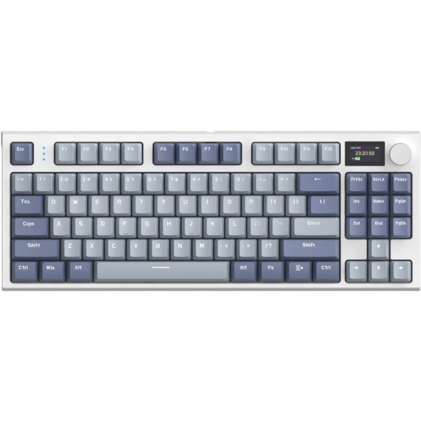 Клавіатура ігрова механічна Attack Shark K86 87кл.RGB,Wireless, Blue Whale перемикачі,Moonlit Night