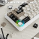 Клавіатура ігрова механічна Attack Shark X66 66кл. RGB, Wireless, Cheese White