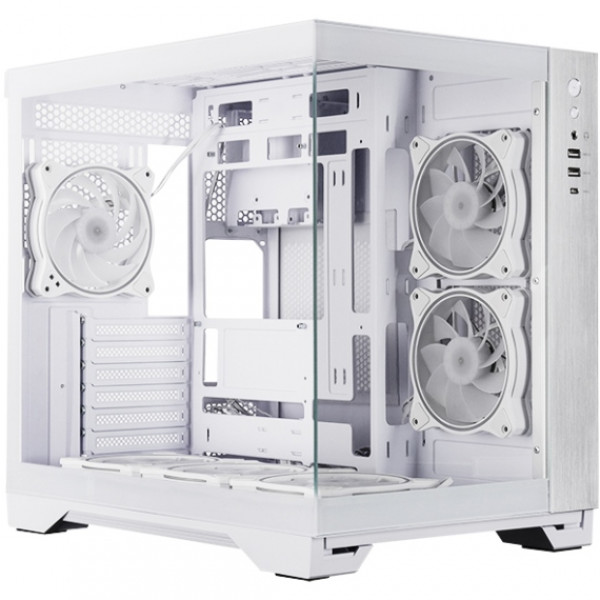 Корпус Chieftec VISIO GM-30W-TG-OP ATX, без БЖ, White