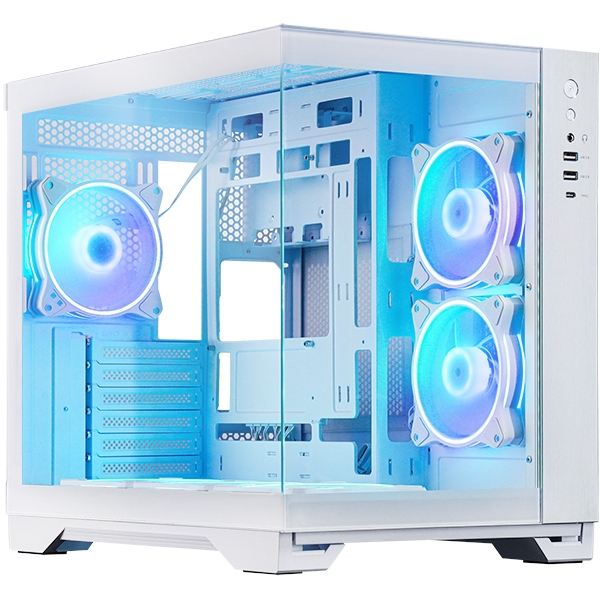 Корпус Chieftec VISIO GM-30W-TG-OP ATX, без БЖ, White