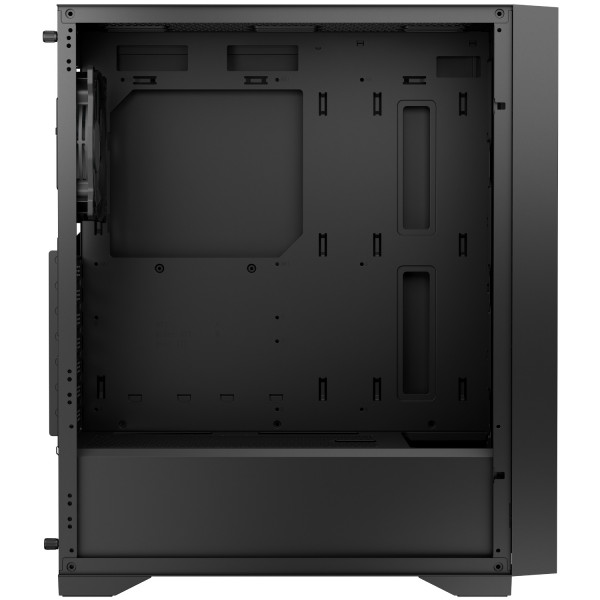 Корпус LogicConcept DART PRO MIDI SOLID BLACK fan 120mm без БЖ ATX