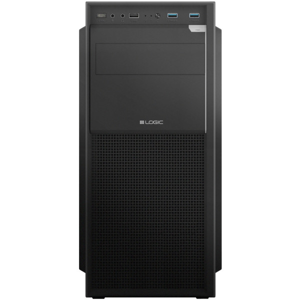 Корпус LogicConcept J23 PRO USB 3.0x2+2.0x1+TYPE-Cx1 BLACK без БЖ ATX