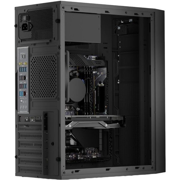 Корпус LogicConcept J23 PRO USB 3.0x2+2.0x1+TYPE-Cx1 BLACK без БЖ ATX