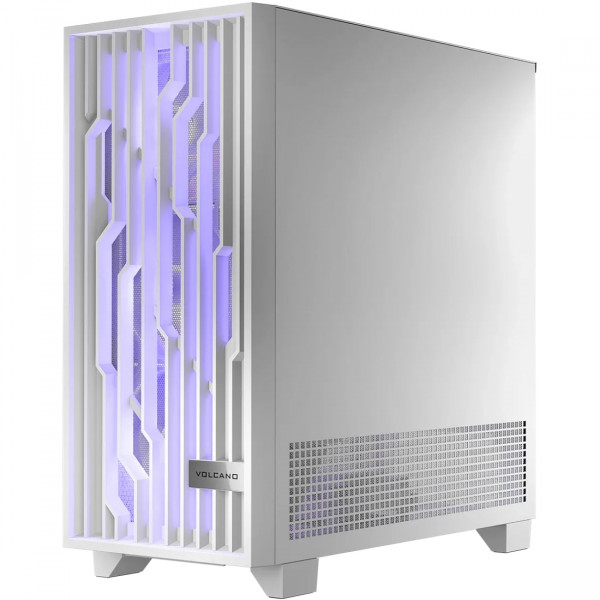 Корпус Modecom VOLCANO PERUN APEX ARGB MIDI WHITE 4x140mm fans USB 3.0x2+TYPE-C без БЖ ATX