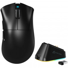 Мишка Attack Shark V3Pro Ultra-Light, Wireless/Bluetooth, 25000dpi. (PAW3311), 6кн., Black