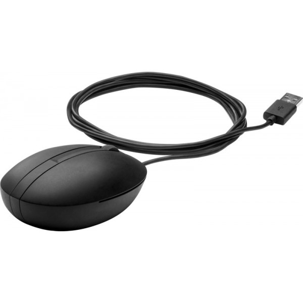 Мишка дротова HP 320M, 3кн., 1000 dpi, чорна