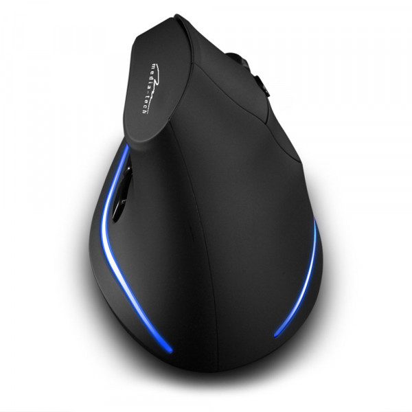 Мишка Media-Tech VERTIC, бездротова, 5кн., 2400dpi, чорна