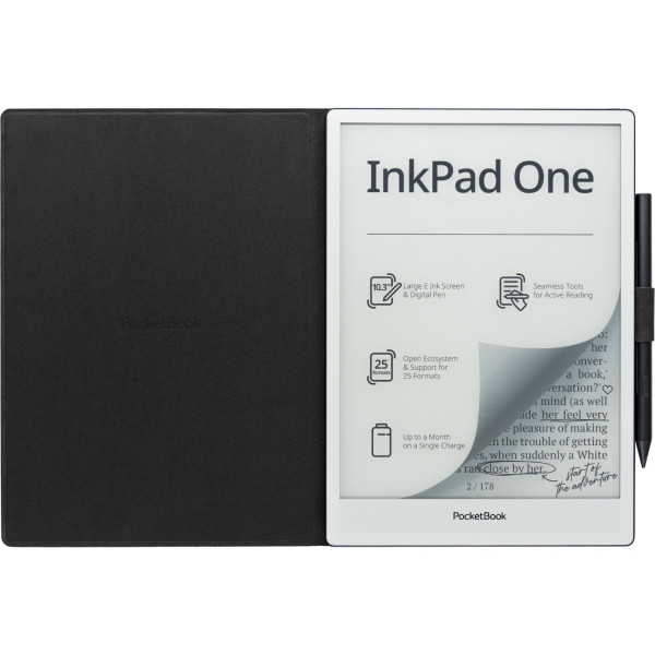 Обкладинка PocketBook 10.3", InkPAd One(PB1030), Magnetic folio cover, чорна