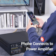 Перехідник Audio Type-C М -> 2RCA F 0,5м чорний Vention