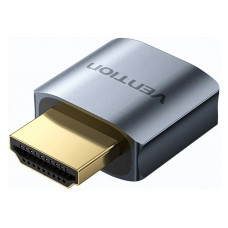 Перехідник - емулятор HDMI F 4K 60Гц, Aluminium alloy, голубий, Vention