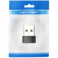 Перехідник USB 2.0 AМ -> USB Type-C (F) PVC Vention чорний