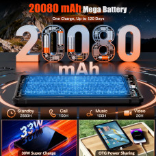 Планшет Orcatab WT1 Pro 11'' FHD 120Hz 6GB/256GB /T8200/ 64+16Мп/ 20000mAh LTE Orange