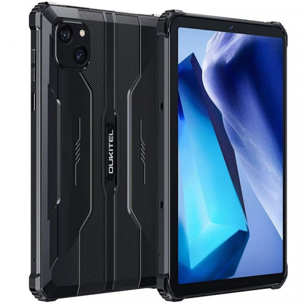 Планшет Oukitel RT3 8” HD+ /4GB/64GB/ MT6762 /5150mAh/ 16+8Мп /IP69K/ NFC / LTE Black