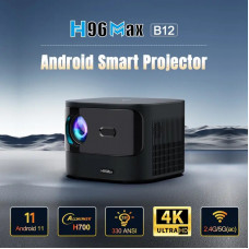 Проектор H96 MAX B12 LED LCD FullHD 330AL 16:9 H700 2G/16G Android 11.0 HDMI WiFi BT чорний
