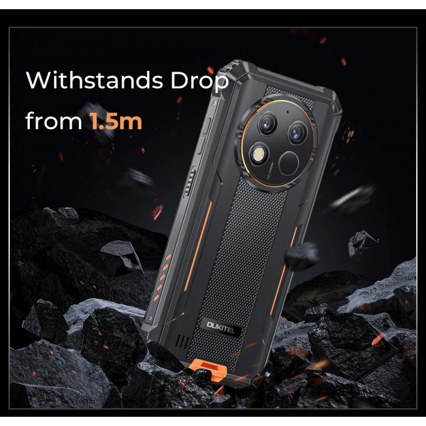 Смартфон Oukitel WP28E 6.5"HD+ /4GB/64GB/T615 /10600mAh /13+5Мп/ IP69K /NFC Black