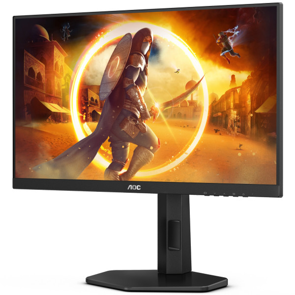 TFT 23.8" AOC 24G4X, IPS, 180Гц, 1мс, 2xHDMI, DP, HAS, Pivot, колонки, чорний