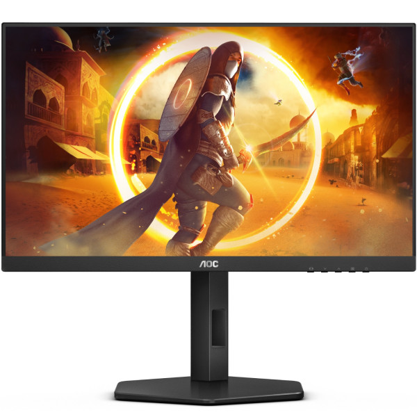 TFT 23.8" AOC 24G4X, IPS, 180Гц, 1мс, 2xHDMI, DP, HAS, Pivot, колонки, чорний