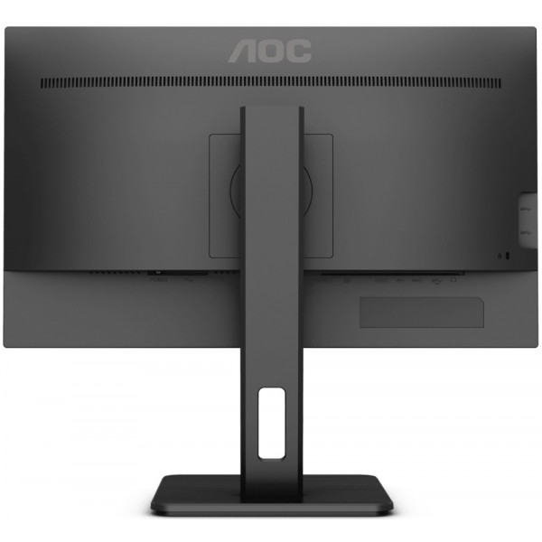 TFT 23.8" AOC 24P2Q, IPS, 75Гц, DP, HDMI, DVI, VGA, USB хаб, HAS, Pivot,  колонки, чорний