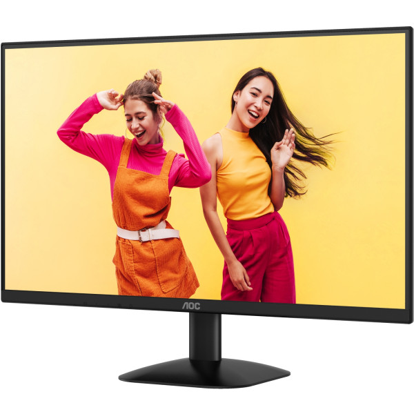 TFT 27" AOC Q27B35E, QHD IPS, 75Гц, HDMI, DP, чорний