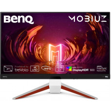 TFT 27" BenQ EX2710U, 4K UHD, IPS, 144Hz, 1 мс, 2хHDMI, DP, USB-hub, HAS, колонки, білий