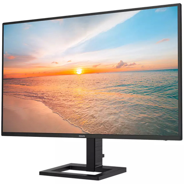 TFT 27" Philips 27E1N1600AE, QHD, IPS, 100hz, 1ms, HDMI, USB-C, USB hub, HAS, колонки, чорний