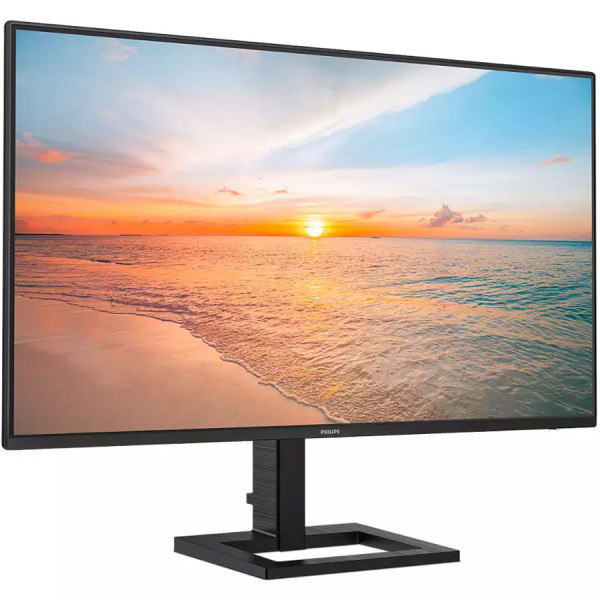 TFT 27" Philips 27E1N1600AE, QHD, IPS, 100hz, 1ms, HDMI, USB-C, USB hub, HAS, колонки, чорний