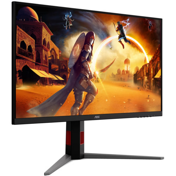 TFT 31.5" AOC U32G4U, Fast IPS, 160Гц, 2xHDMI, DP, USB-hub, HAS, Pivot, чорно-червоний