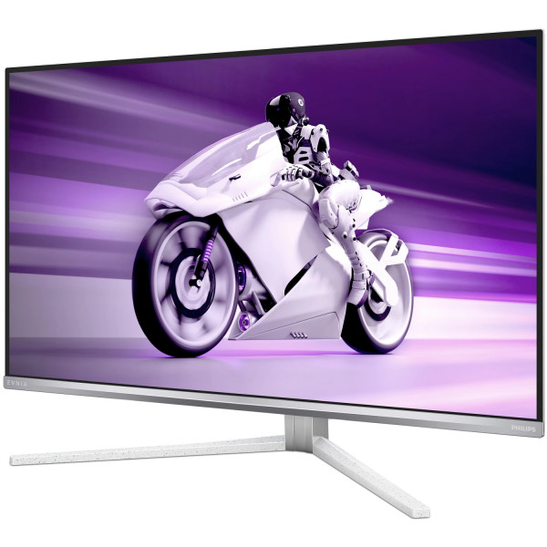TFT 31.5" Philips 32M2N8900, QD-OLED, UHD 4K, 240hz, 2хHDMI, DP, USB-С, USB-hub, HAS, колонки, білий