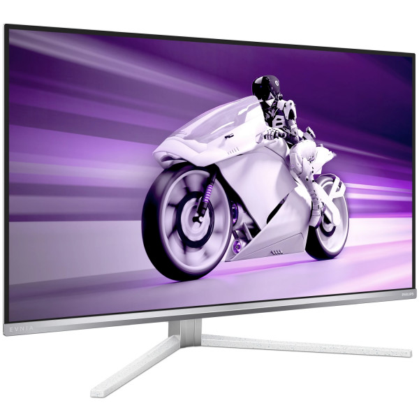TFT 31.5" Philips 32M2N8900, QD-OLED, UHD 4K, 240hz, 2хHDMI, DP, USB-С, USB-hub, HAS, колонки, білий