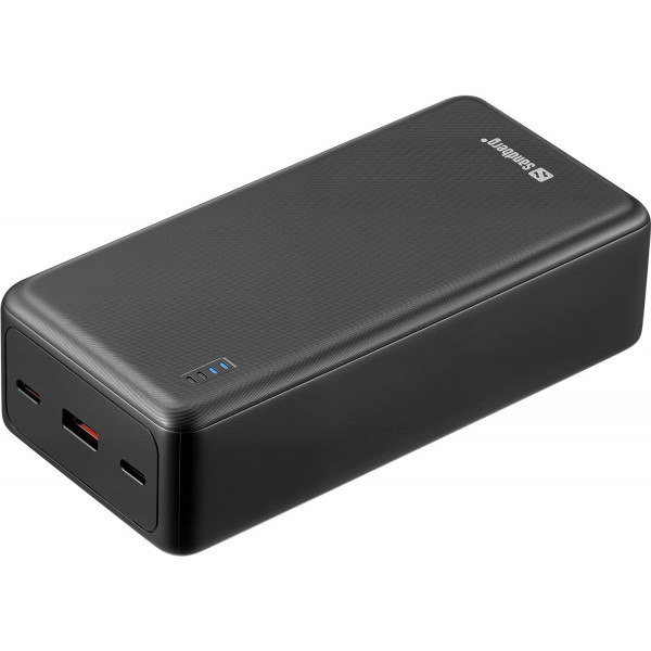 УМБ Sandberg 27000mAh Saver 22,5W 3A PD,QC3.0, USB-A,2xUSB-С, наскрізне живлення, чорний