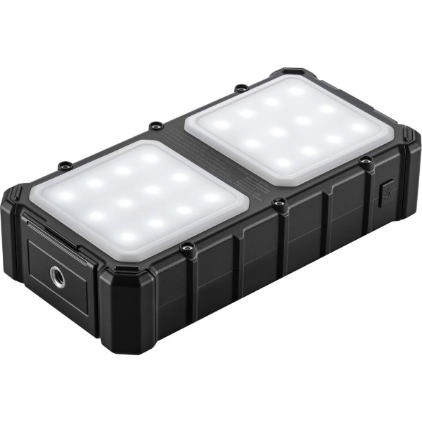 УМБ сонячна Sandberg 20000mAh 22,5W PD Solar Powerbank CampLED, USB-A,2xUSB-C In/Out, Powerful light