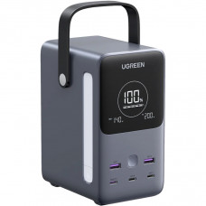 УМБ Ugreen 48000mAh 300W PD 3.1 3xUSB C+2xUSB A, зарядка 140w, Led лампа