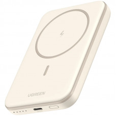 УМБ Ugreen Magnetic Wireless 5000 mAh 15W USB-C In/Out (PB560) білий