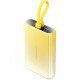 УМБ Vention 10000 mAh 22,5W PD, USB-A, USB-C In/Out, Lightning In/Out, Yellow