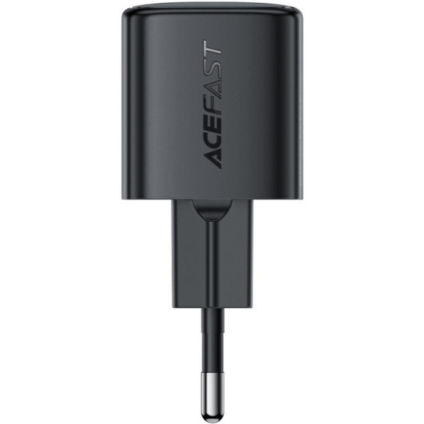 Зарядний пристрій 1xUSB-C 20W Gan A117 mini Fast Charger Black Acefast