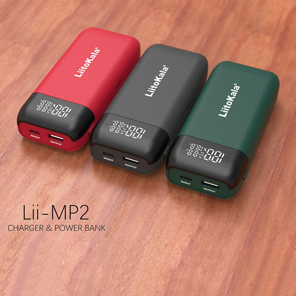 Зарядний пристрій LiitoKala Lii-MP2, QC3.0&PD3.0, Power Bank, без АКБ, Display