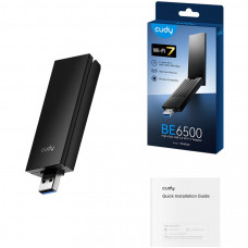 Адаптер WiFi Cudy WU6500, BE6500 Tir-Band Wi-Fi7 USB 3.0 Adapter