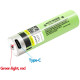 Акумулятор 18650 LiitoKala, USB-34B, 3400mAh, 3.7 li-ion battery, 1 pcs вбуд. USB для зар. Type-С