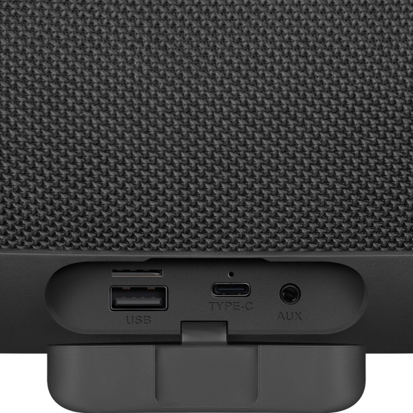 Акустична система 1.0 Defender Beatbox 30, 30Вт Bluetooth/RGB/FM/USB/TF/AUX/TWS чорна