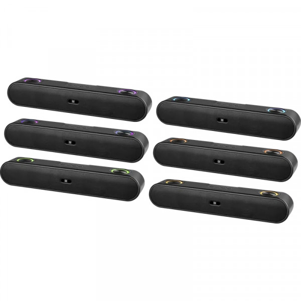 Акустична система 1.0 Defender Саундбар Z9 16Вт, Bluetooth/FM/USB/TF/AUX, LED чорна