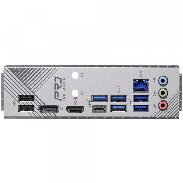 ASRock B760 PRO RS (1700/B760, 4*DDR5, 3xPCIex16, 4xSATAІІІ, 3xM.2, 2.5GLan, 7.1ch, ATX)