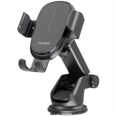 Автомобільне кріплення Choetech Gravity Car Wireless 15W Charger 4.7-7.2" Black