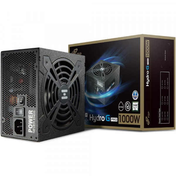 БЖ 1000W FSP HYDRO G PRO HG2-1000 ATX3.0 80+ Gold, 120mm FDB fan, Modular, Retail Box