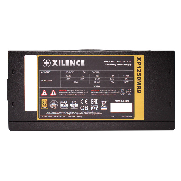 БЖ 1250W Xilence XP1250MR9 Performance X 80+ Gold, 140mm, Modular, Retail Box