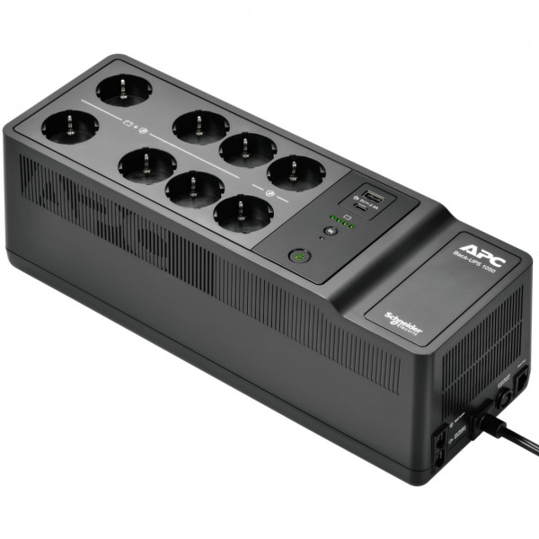 ДБЖ APC APC Back-UPS 1050VA/600W, USB charging port, USB, 6+2Schuko (BE1050G2-GR)