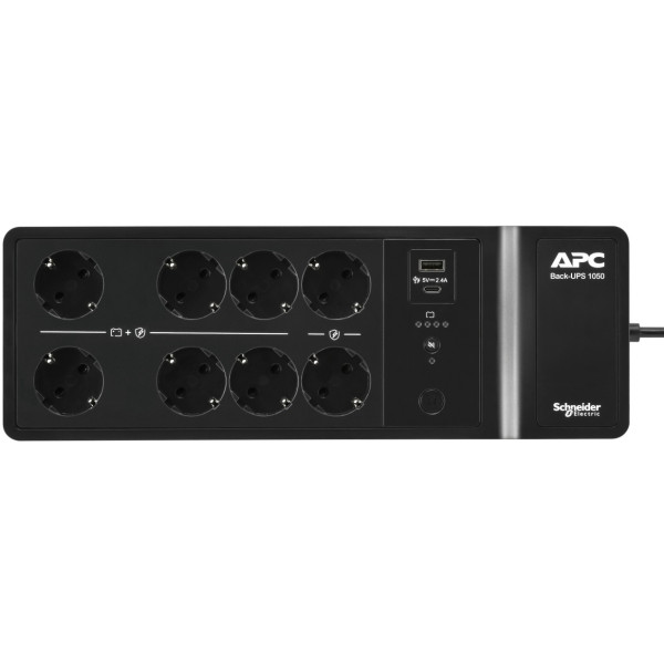 ДБЖ APC APC Back-UPS 1050VA/600W, USB charging port, USB, 6+2Schuko (BE1050G2-GR)