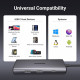 Док-станція USB3.1 Type-C -> HDMI 4K30Hz/USB 3.0x2/Type-C/SD/TF/ PD 100W CM498 7 in 1 Ugreen